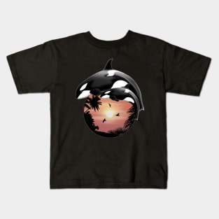 Orca Killer Whale Kids T-Shirt